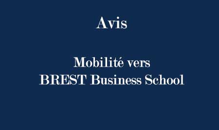 Mobilité vers BREST Business School